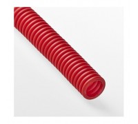 Гофра для трубы 16 мм красная (30 метров)