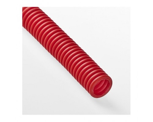 Гофра для трубы 16 мм красная (30 метров)